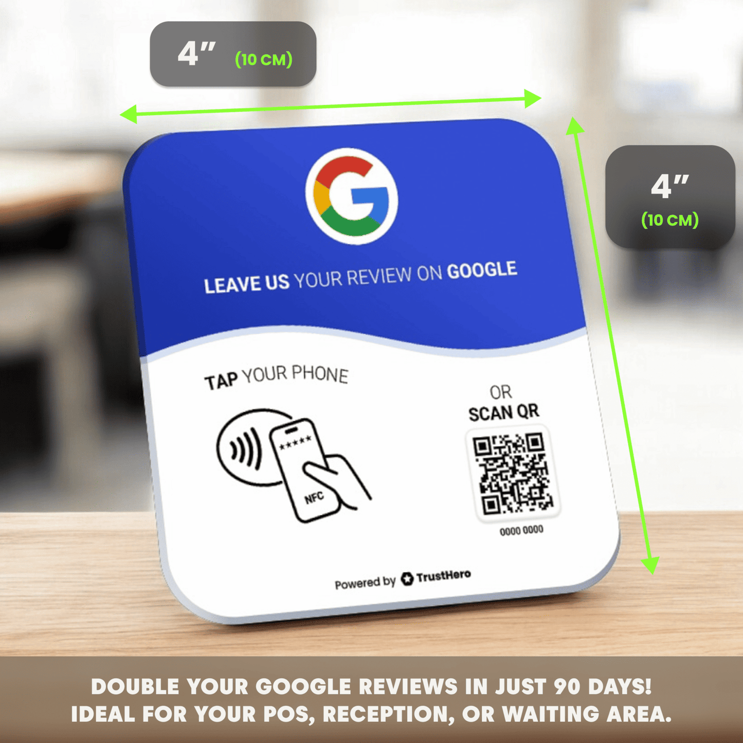 Google Review Plate