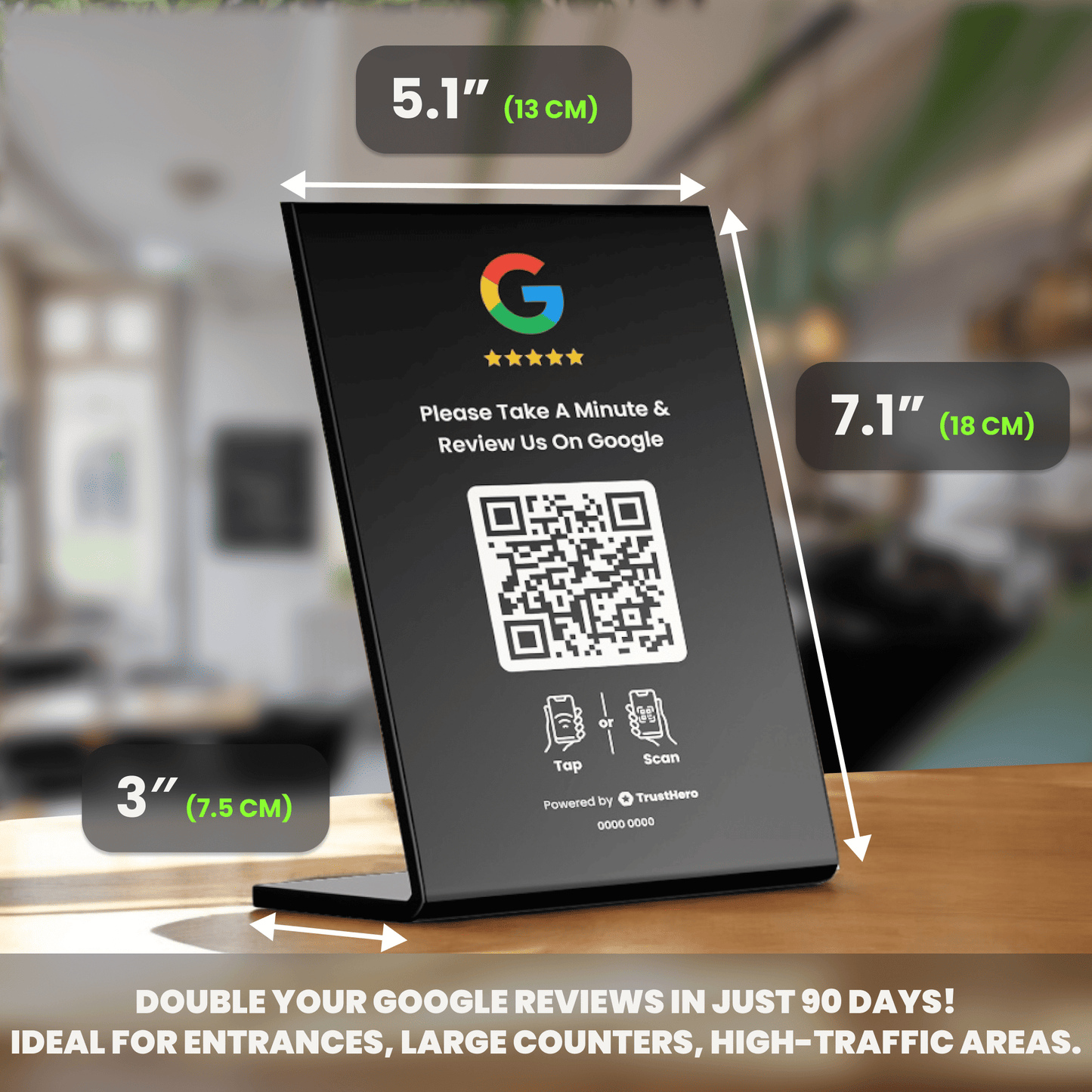 Google Review Stand (Large)