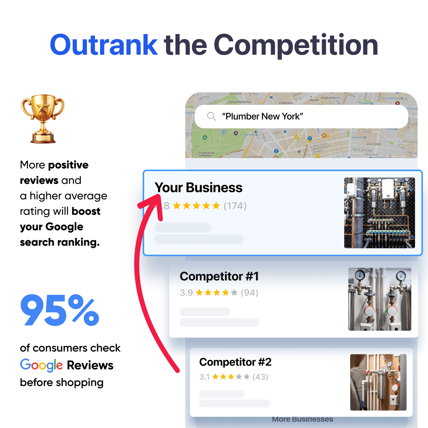 Google Review Card - Black