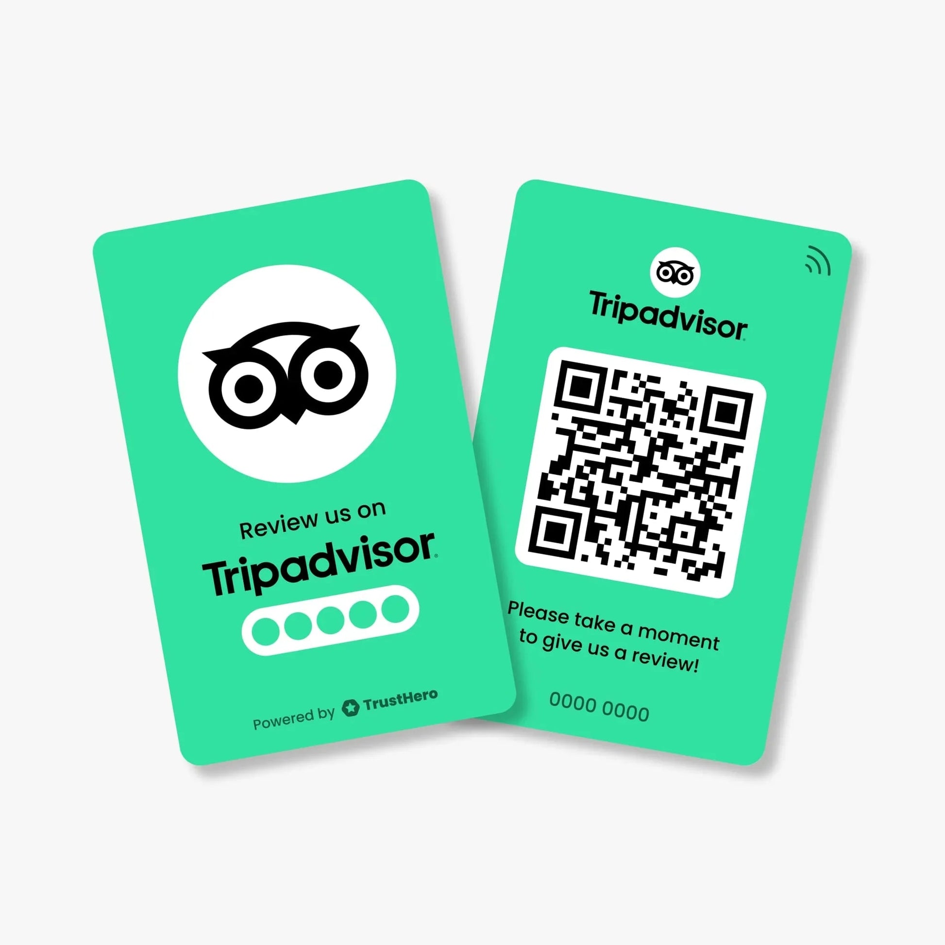 4 Review Cards Bundle - TrustHero