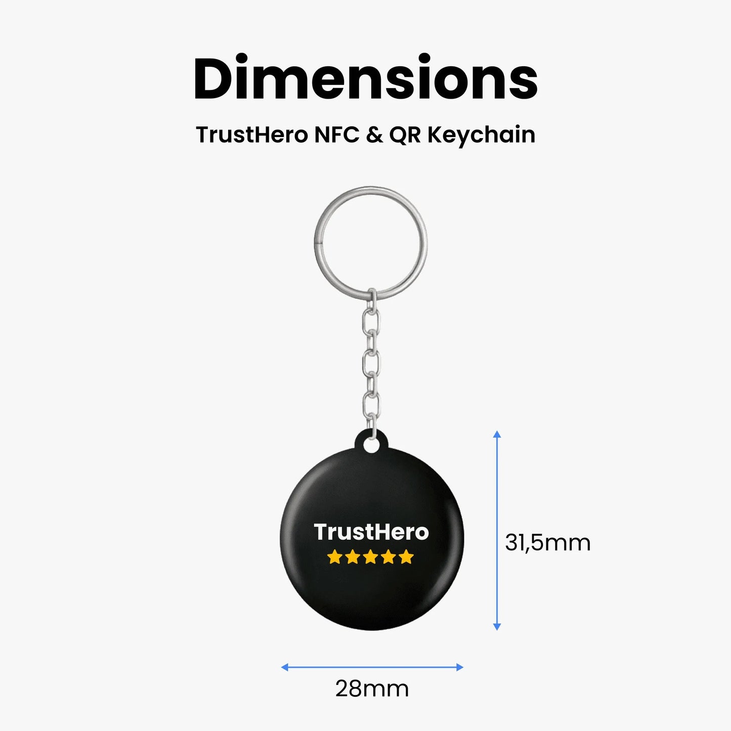 FREE GIFT 🎁: TrustHero Google Reviews Keychain - TrustHero