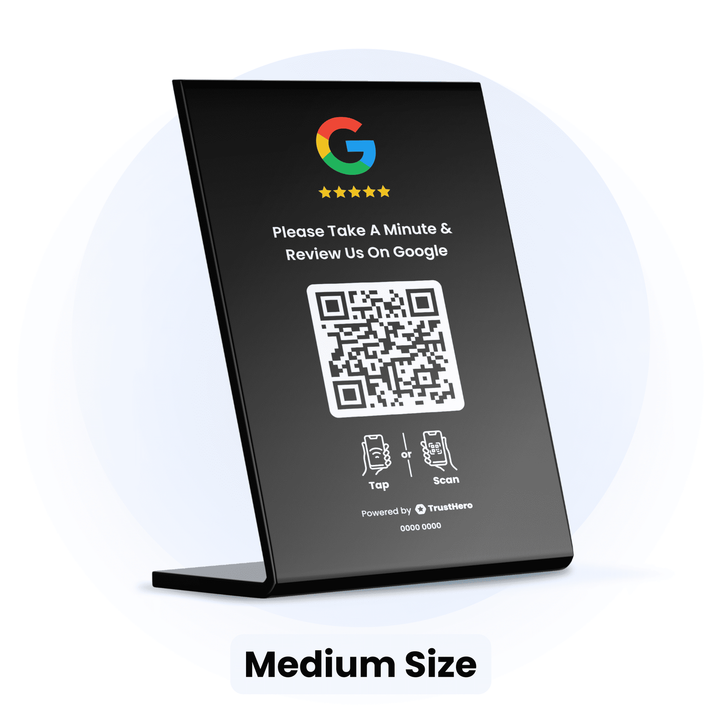 Google Review Stand