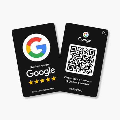 TrustHero Google Reviews Card (Black) - TrustHero