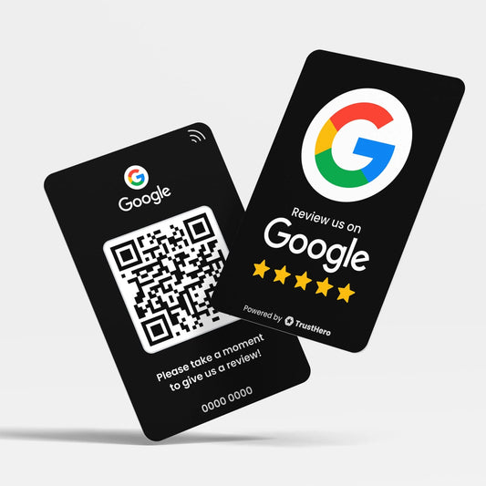 TrustHero Google Reviews Card (Black) - TrustHero