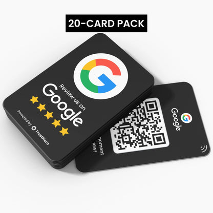 TrustHero Google Reviews Card (Black) - TrustHero