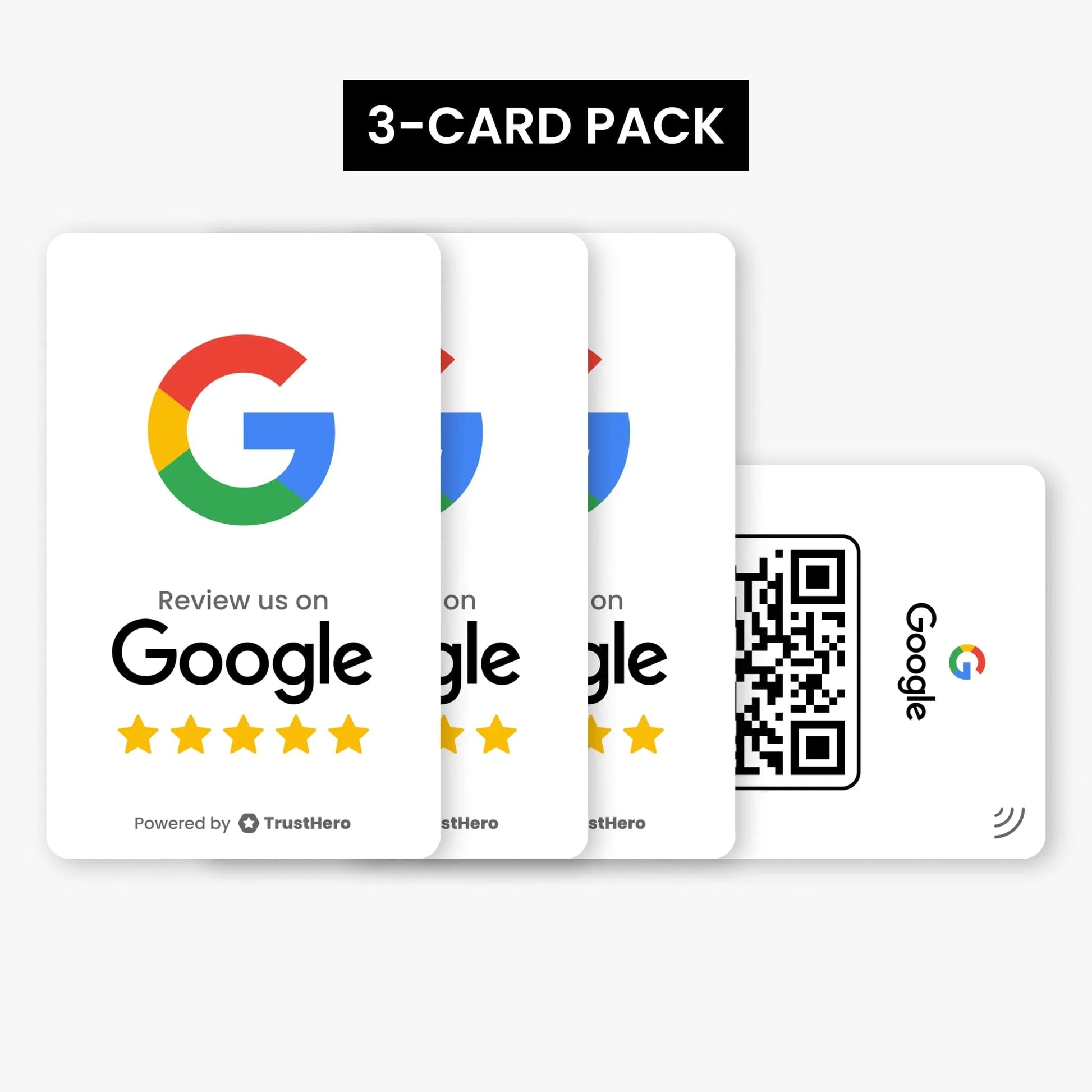 TrustHero Google Reviews Card (White) - TrustHero