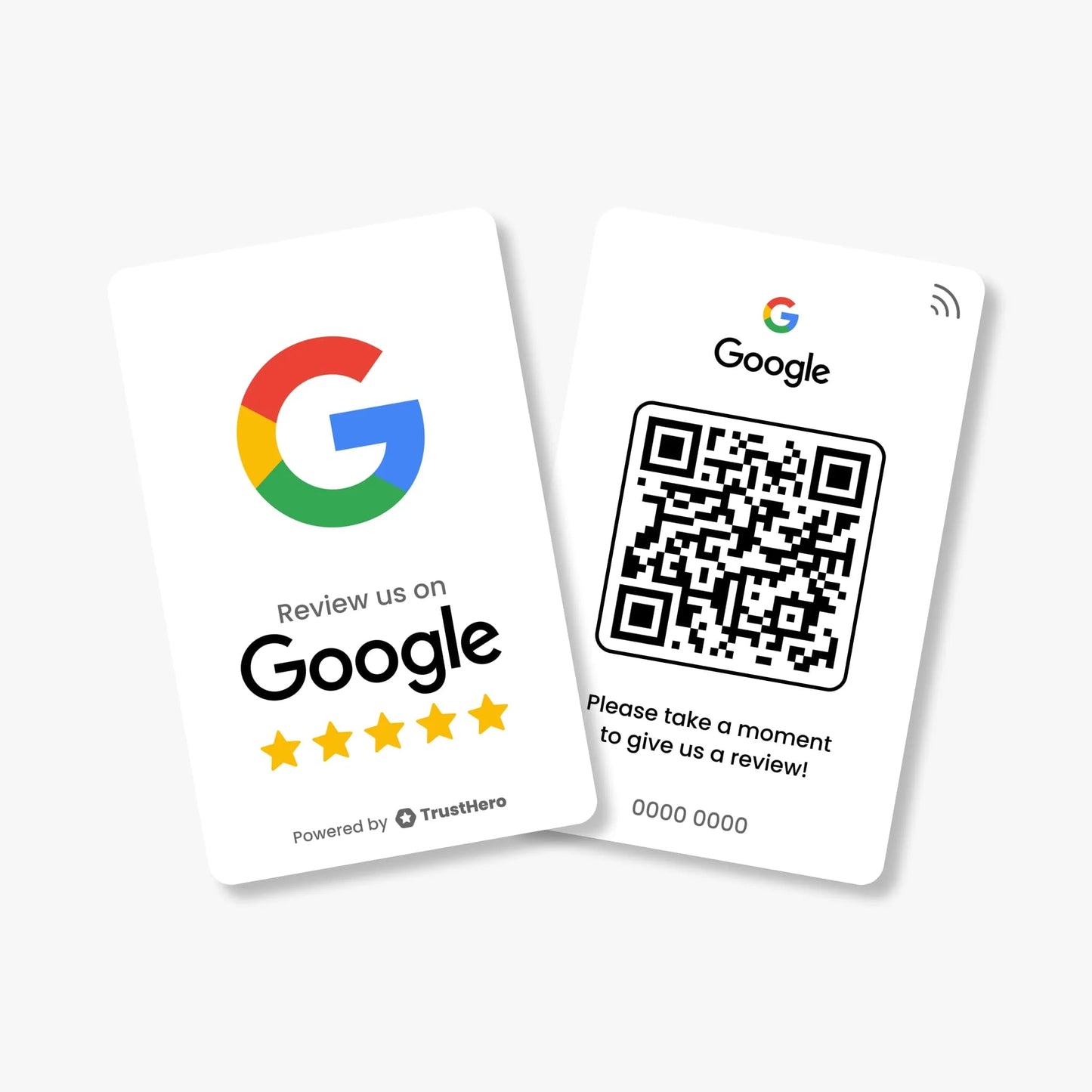 TrustHero Google Reviews Card (White) - TrustHero