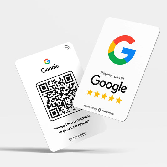 TrustHero Google Reviews Card (White) - TrustHero