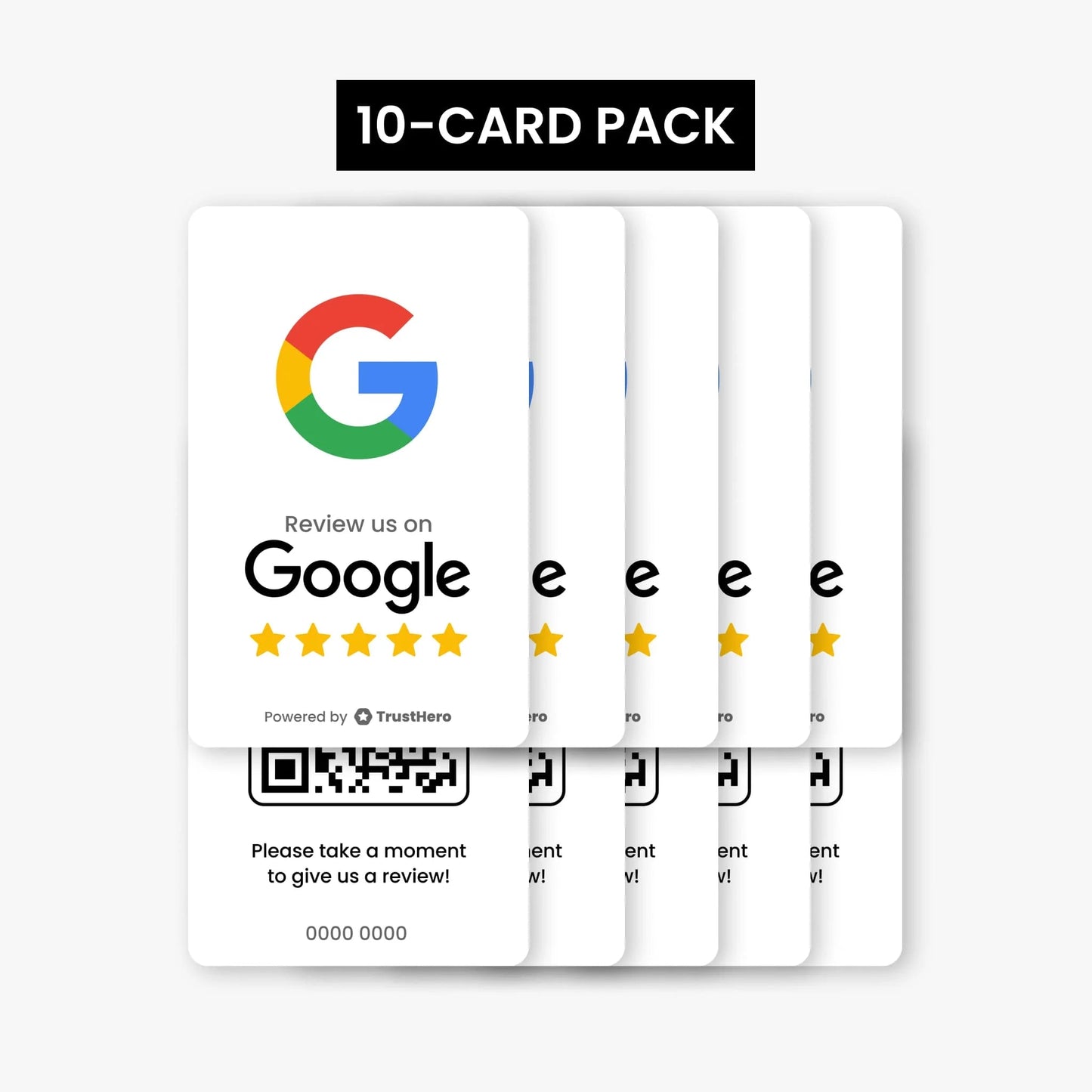 TrustHero Google Reviews Card (White) - TrustHero