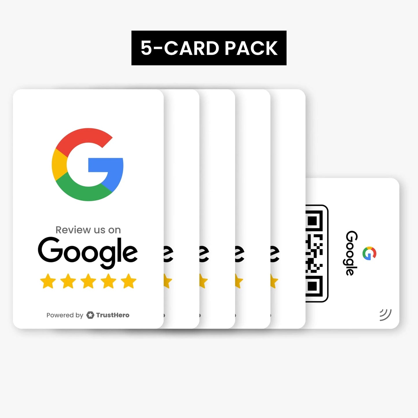 TrustHero Google Reviews Card (White) - TrustHero